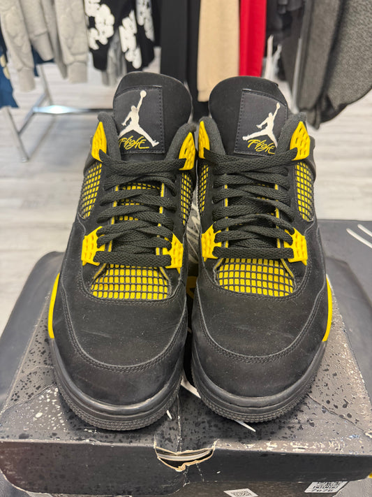 *USED* Jordan 4 Retro Yellow Thunder