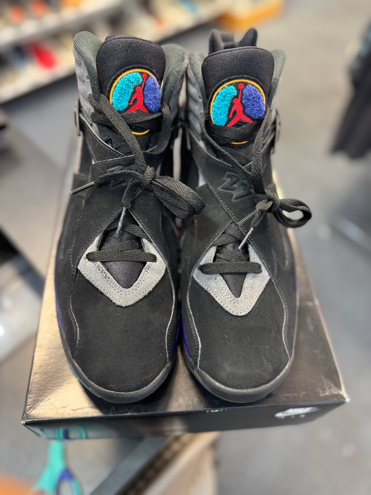*USED* Jordan 8 Retro Aqua (2025)