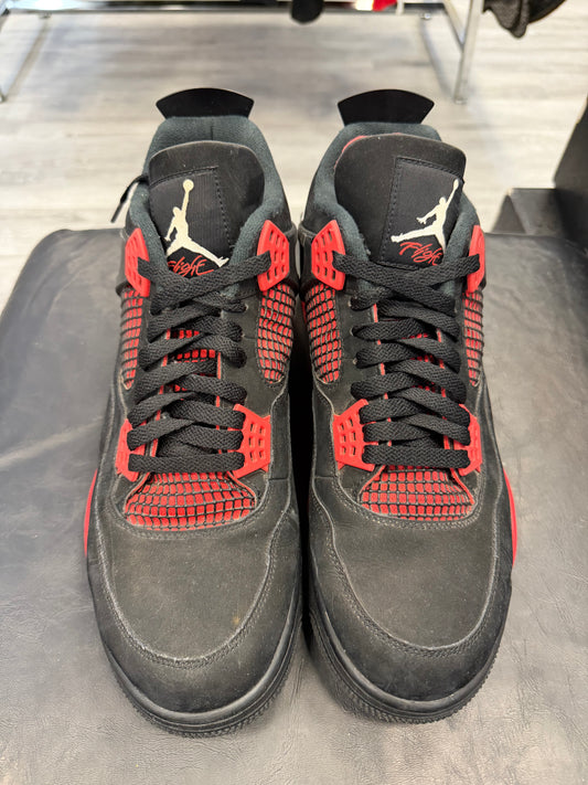 *USED* Jordan 4 Retro Red Thunder