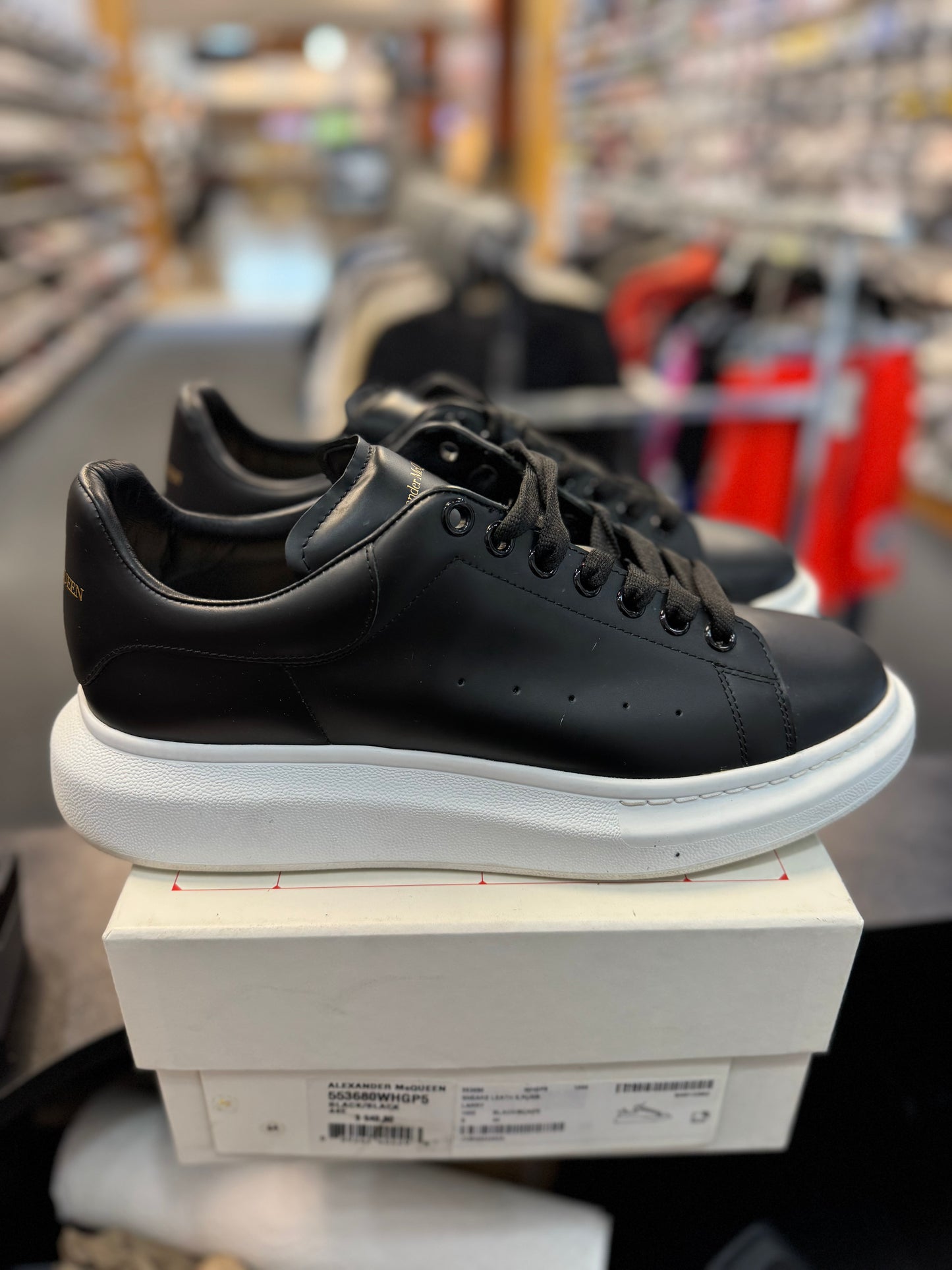 *USED* Alexander McQueen Oversized Black White