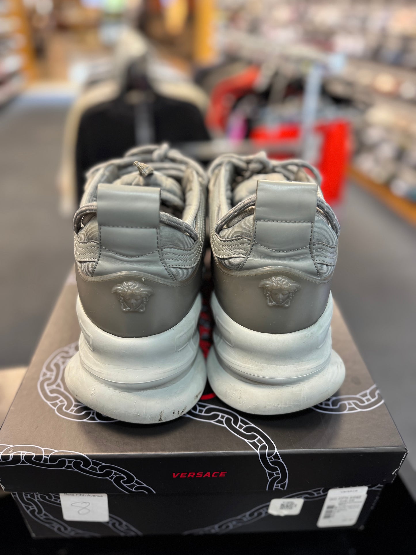 *USED* Versace Chain Reaction Gray