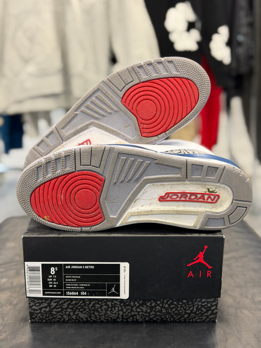 *USED* Jordan 3 Retro True Blue (2011)