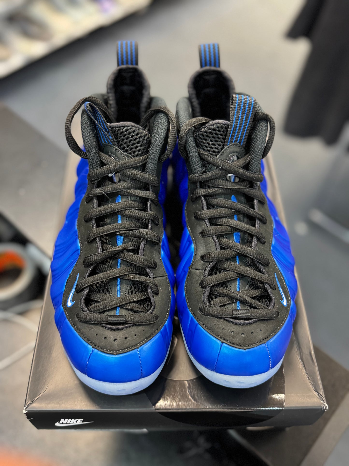 *USED* Nike Air Foamposite One International Blue