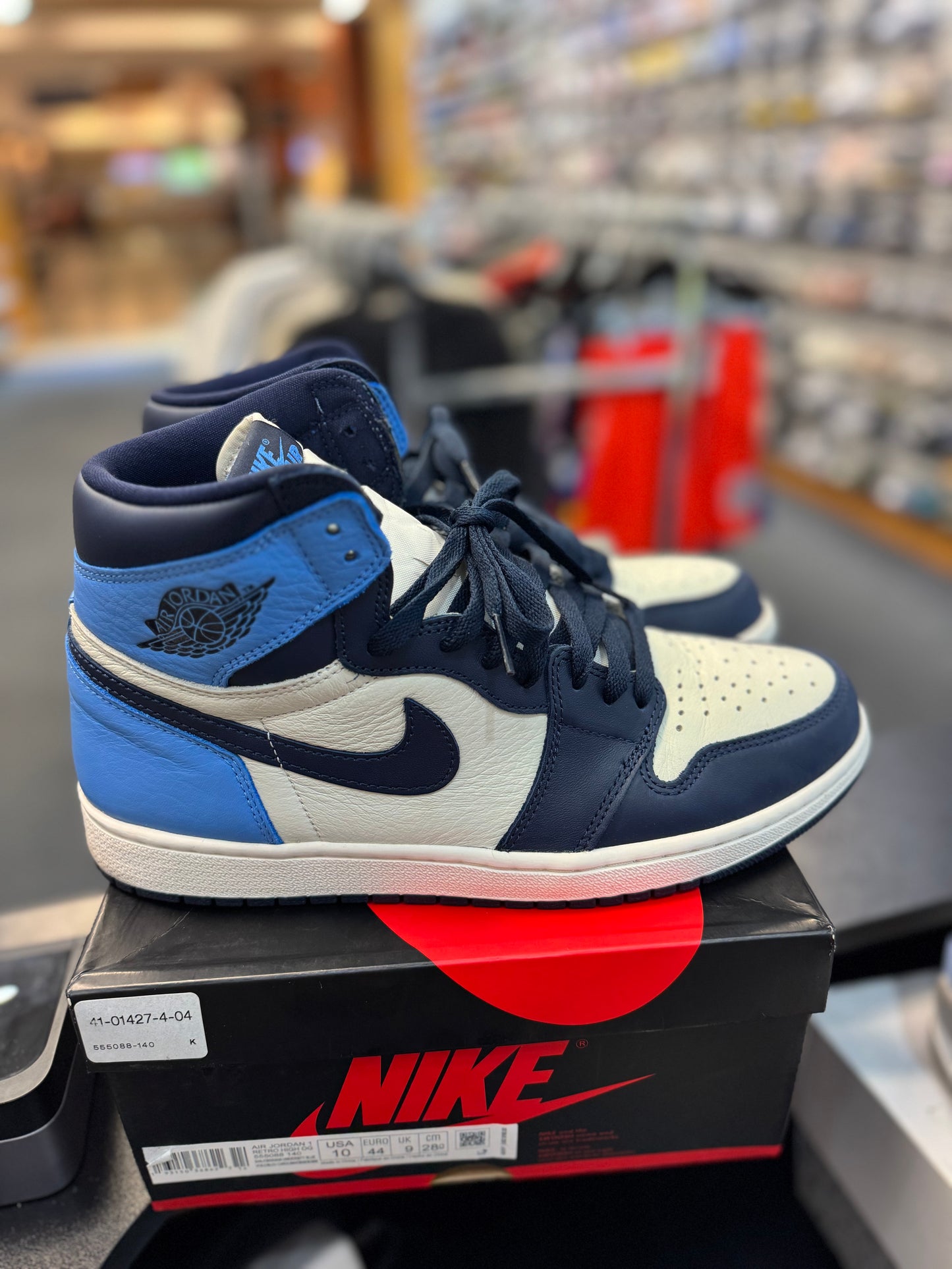 *USED* Jordan 1 Retro High Obsidian