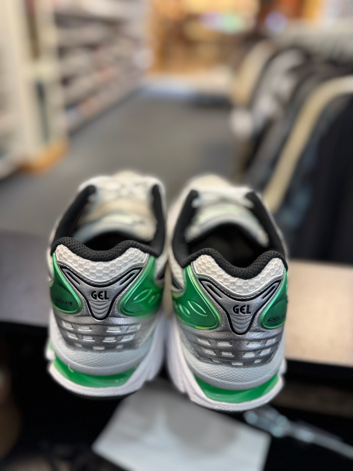 *USED* ASICS Gel-Kayano 14 White Malachite Green