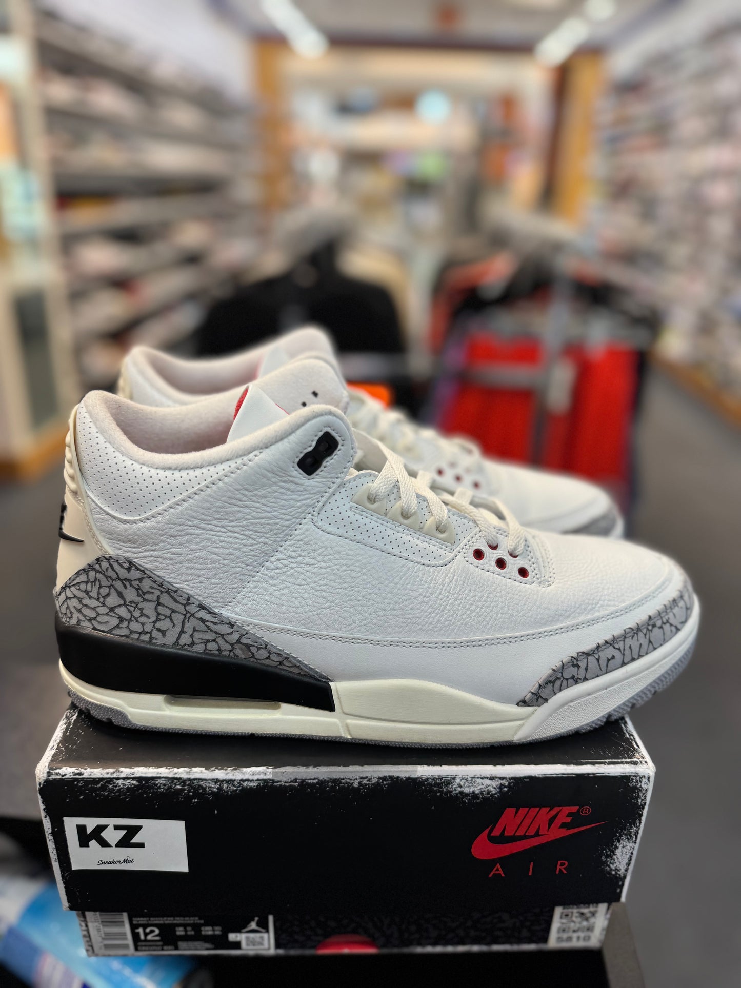 *USED* Jordan 3 Retro White Cement Reimagined