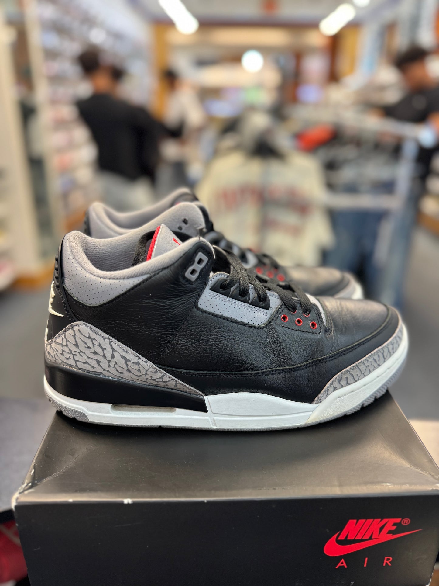 *USED* Jordan 3 Retro OG Black Cement (2024)