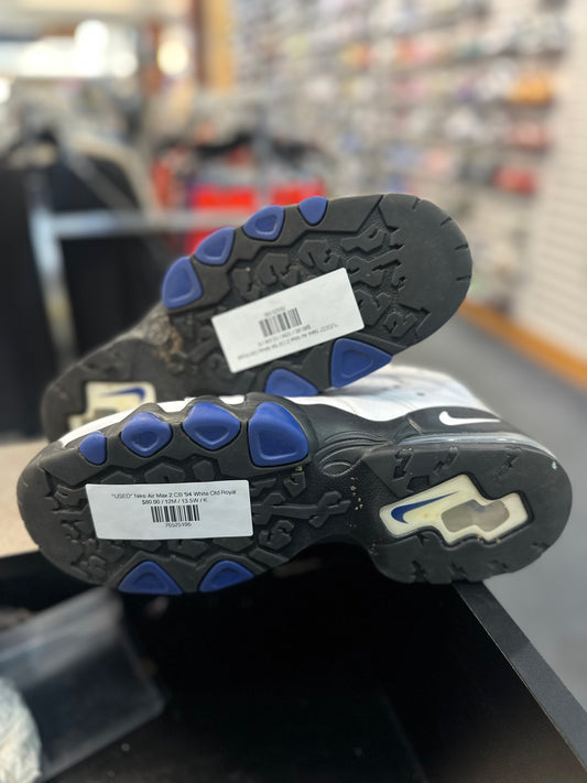 *USED* Nike Air Max 2 CB '94 White Old Royal