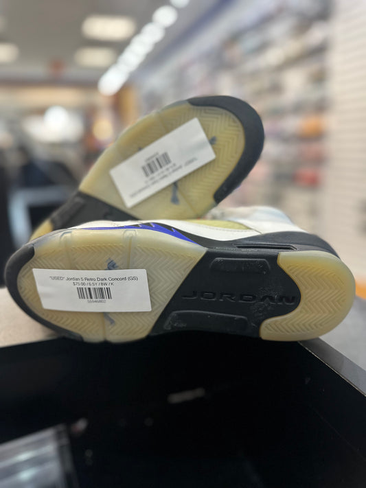 *USED* Jordan 5 Retro Dark Concord (GS)