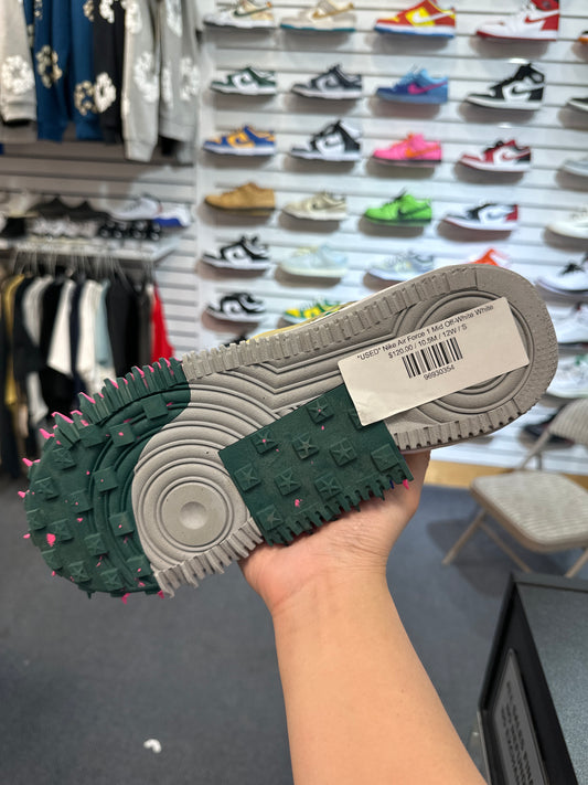 *USED* Nike Air Force 1 Mid Off-White White