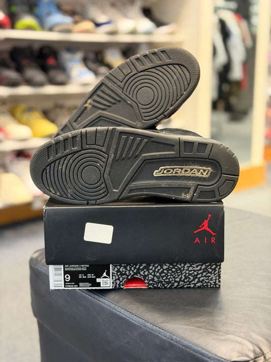 *USED* Jordan 3 Retro Black Cat