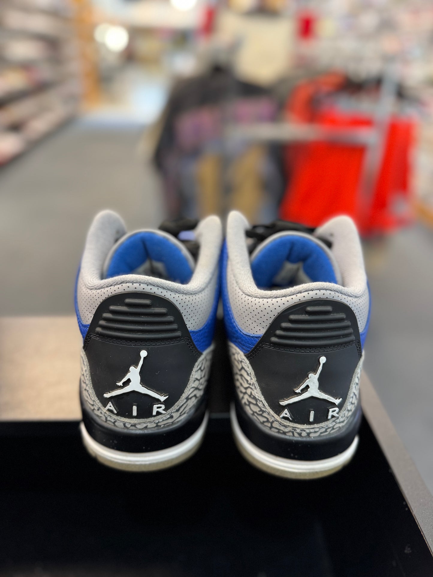 *USED* Jordan 3 Retro Varsity Royal Cement