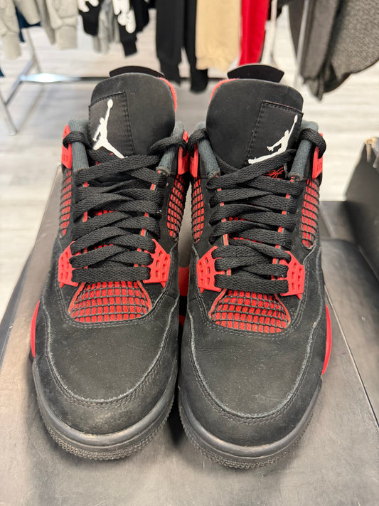 *USED* Jordan 4 Retro Red Thunder