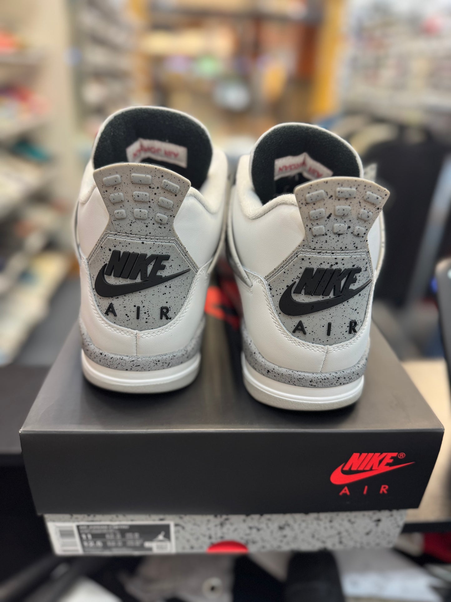 *USED* Jordan 4 Retro White Cement (2025)