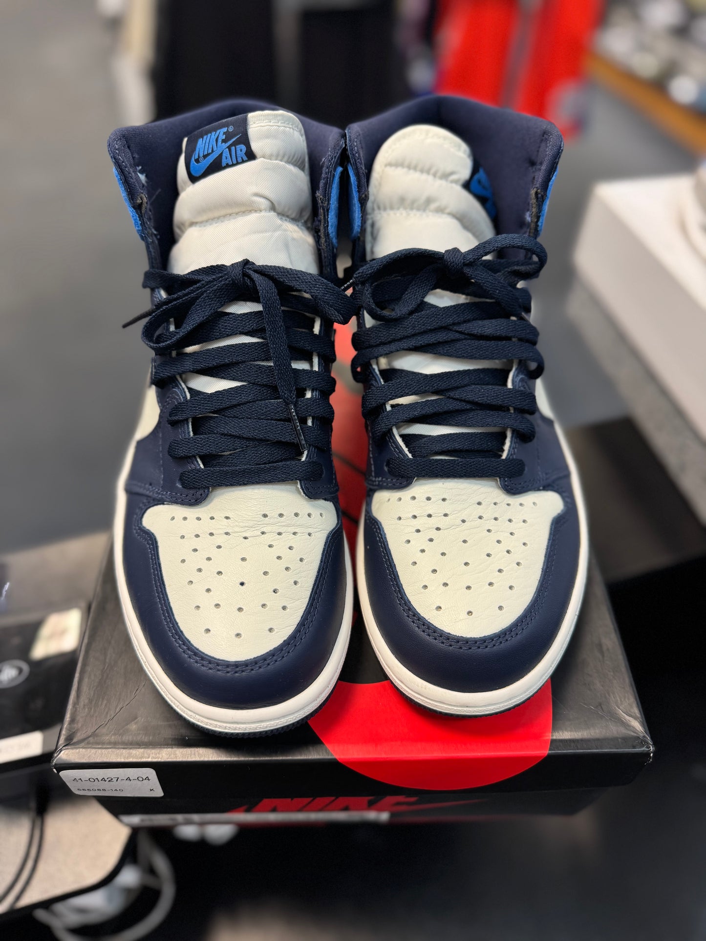 *USED* Jordan 1 Retro High Obsidian