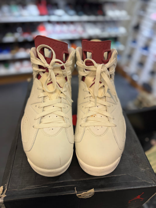 *USED* Jordan 6 Retro Maroon (2015)