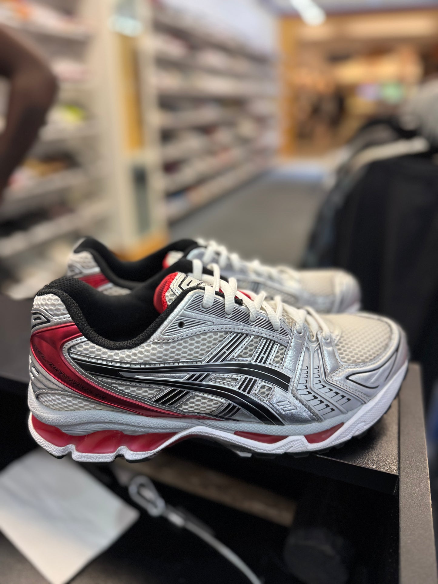 *USED* ASICS Gel-Kayano 14 White Classic Red