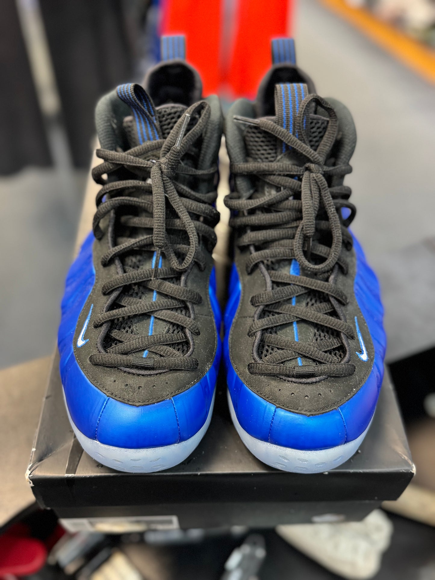 *USED* Nike Air Foamposite One International Blue