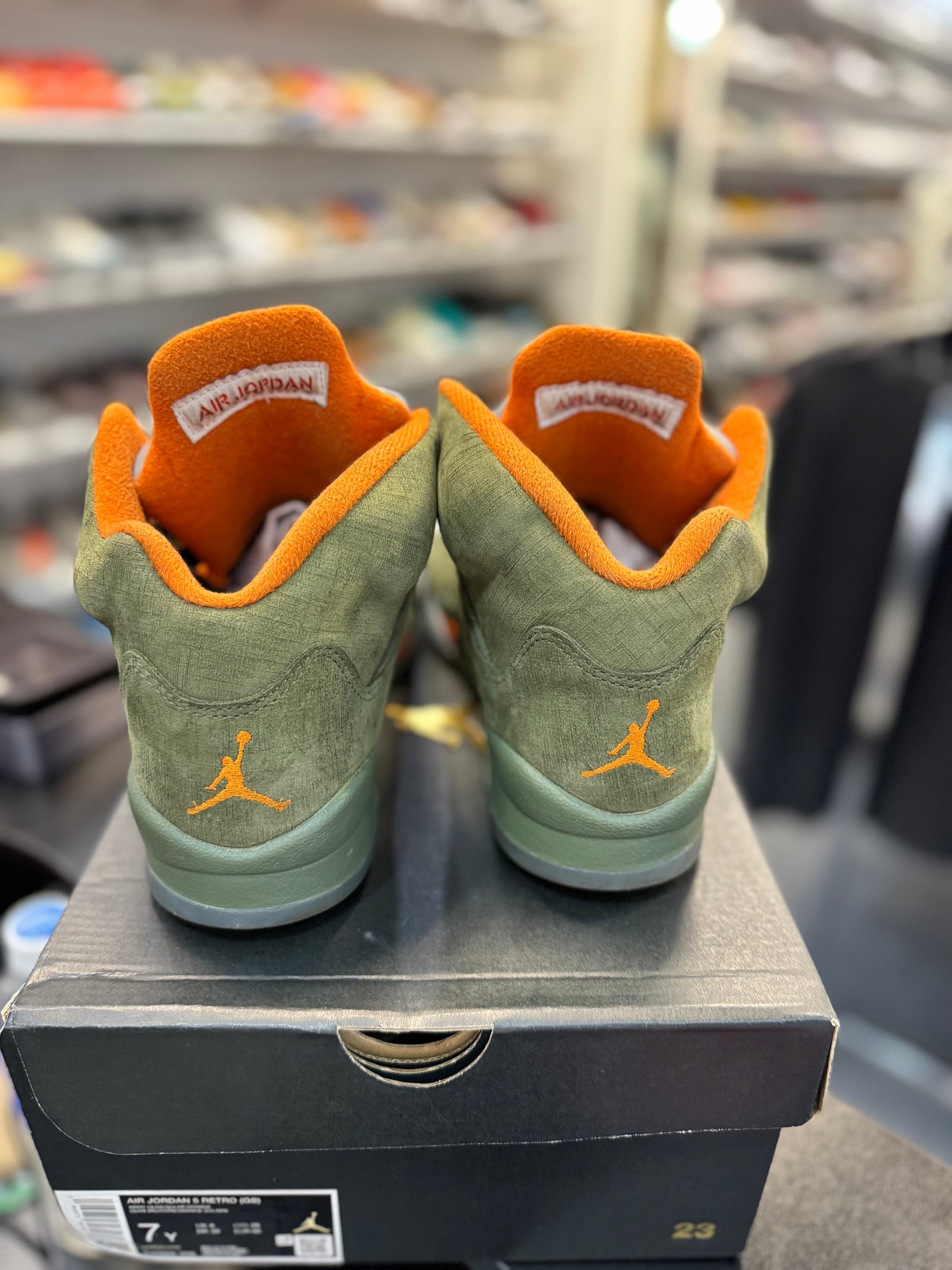 *USED* Jordan 5 Retro Olive (2024) (GS)