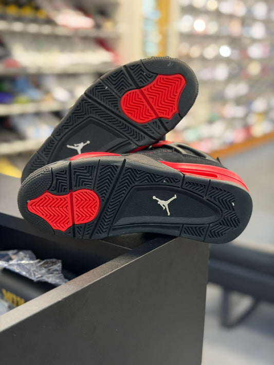 *USED* Jordan 4 Retro Red Thunder (GS)