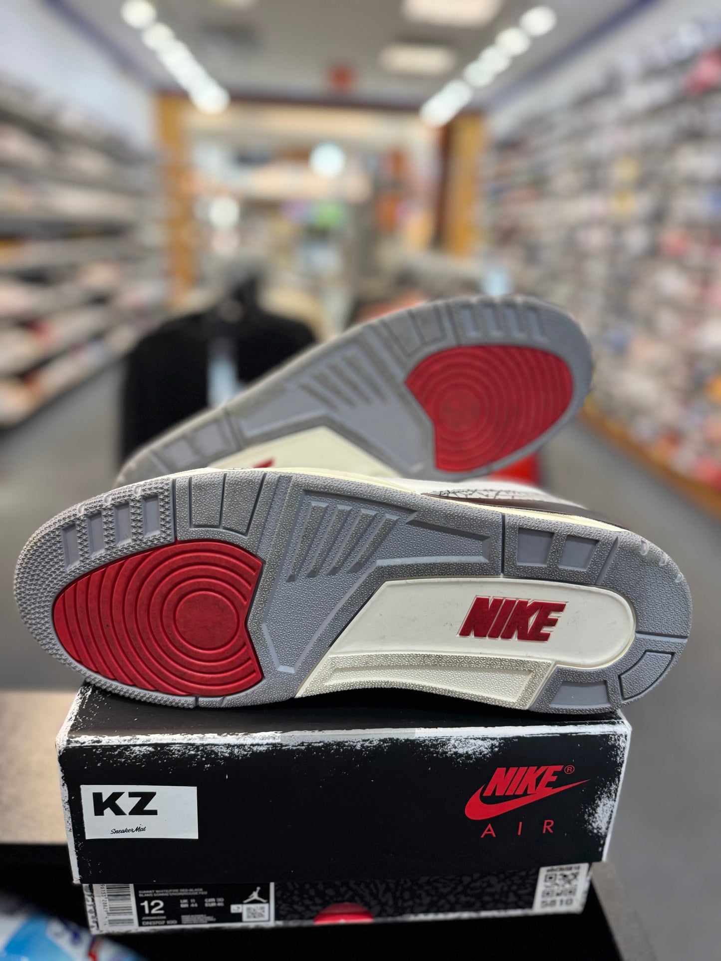 *USED* Jordan 3 Retro White Cement Reimagined