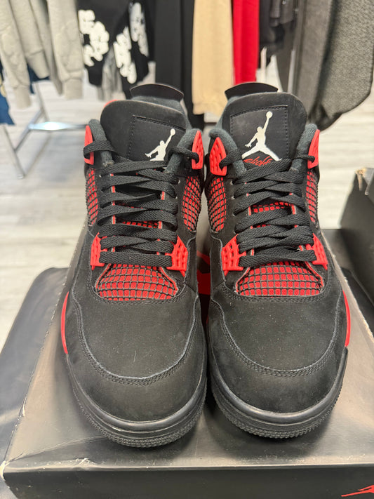 *USED* Jordan 4 Retro Red Thunder