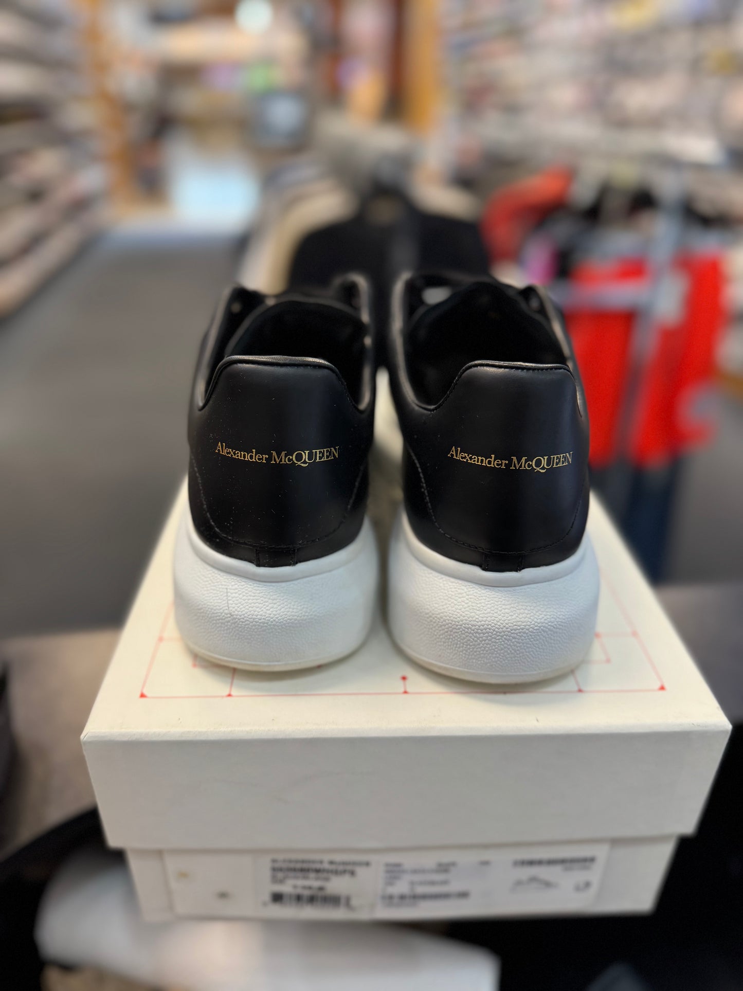 *USED* Alexander McQueen Oversized Black White