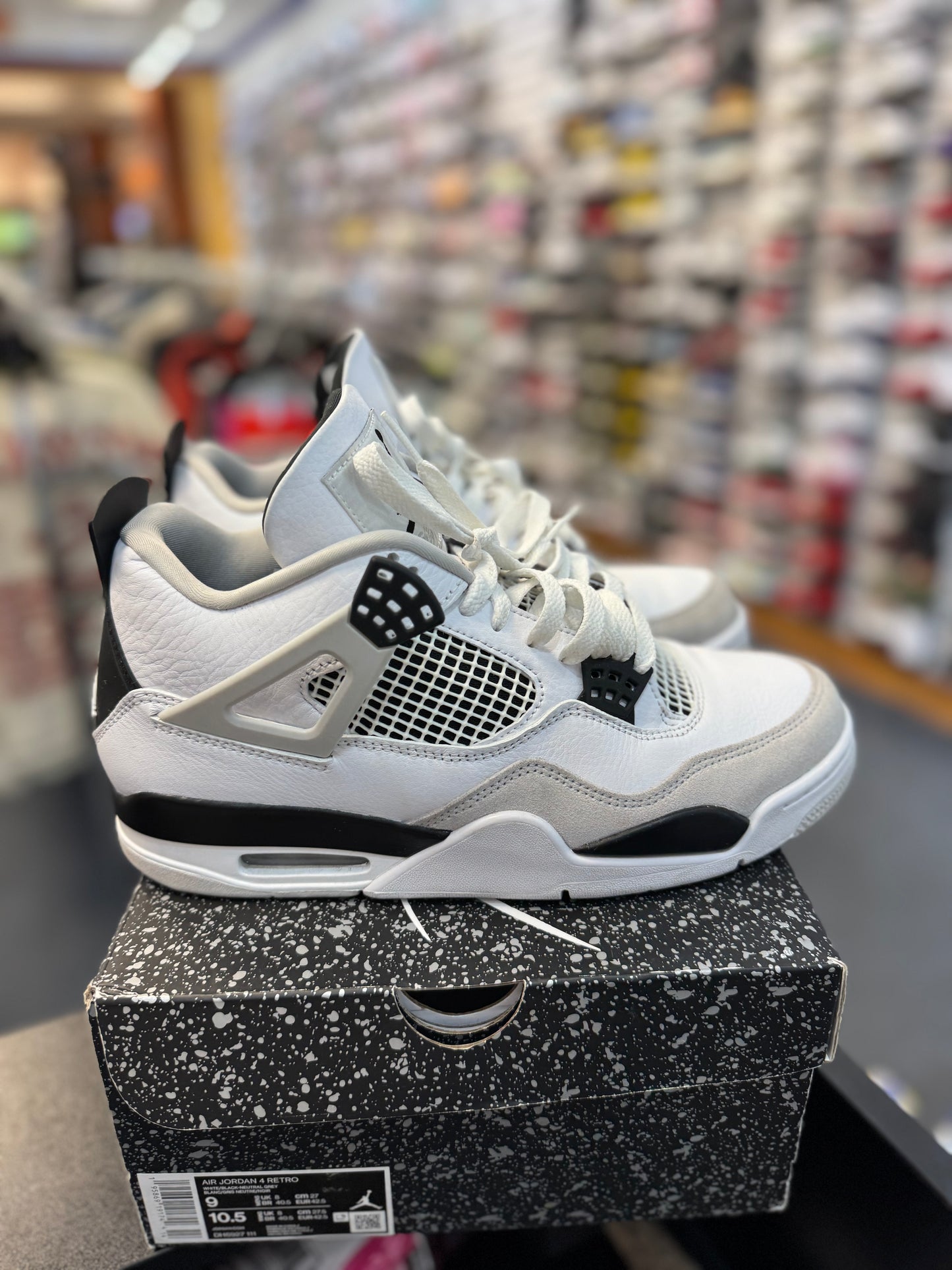 *USED* Jordan 4 Retro Military Black