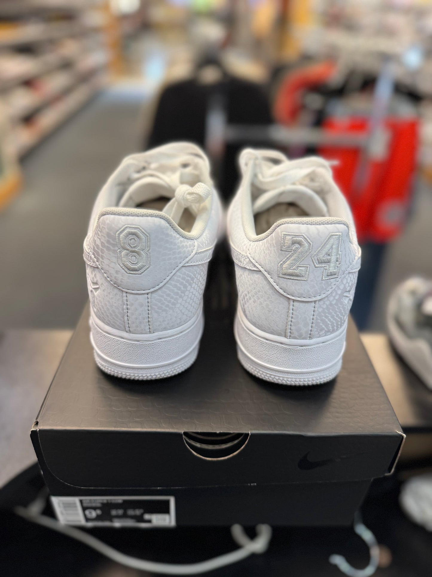 *USED* Nike Air Force 1 Low Kobe Bryant Forever White