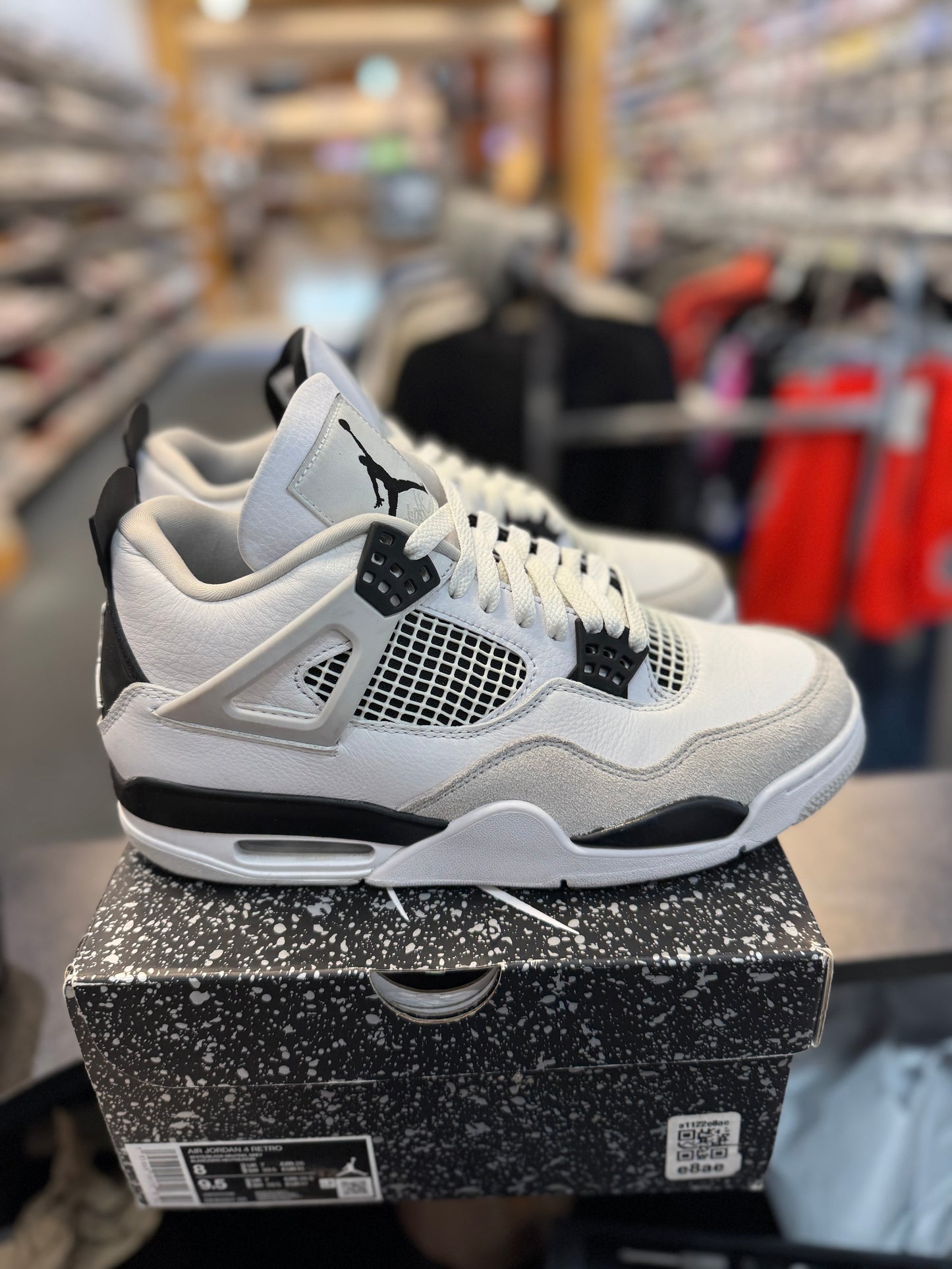 *USED* Jordan 4 Retro Military Black