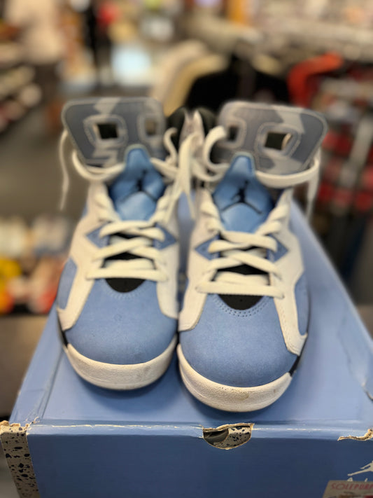 *USED* Jordan 6 Retro UNC White