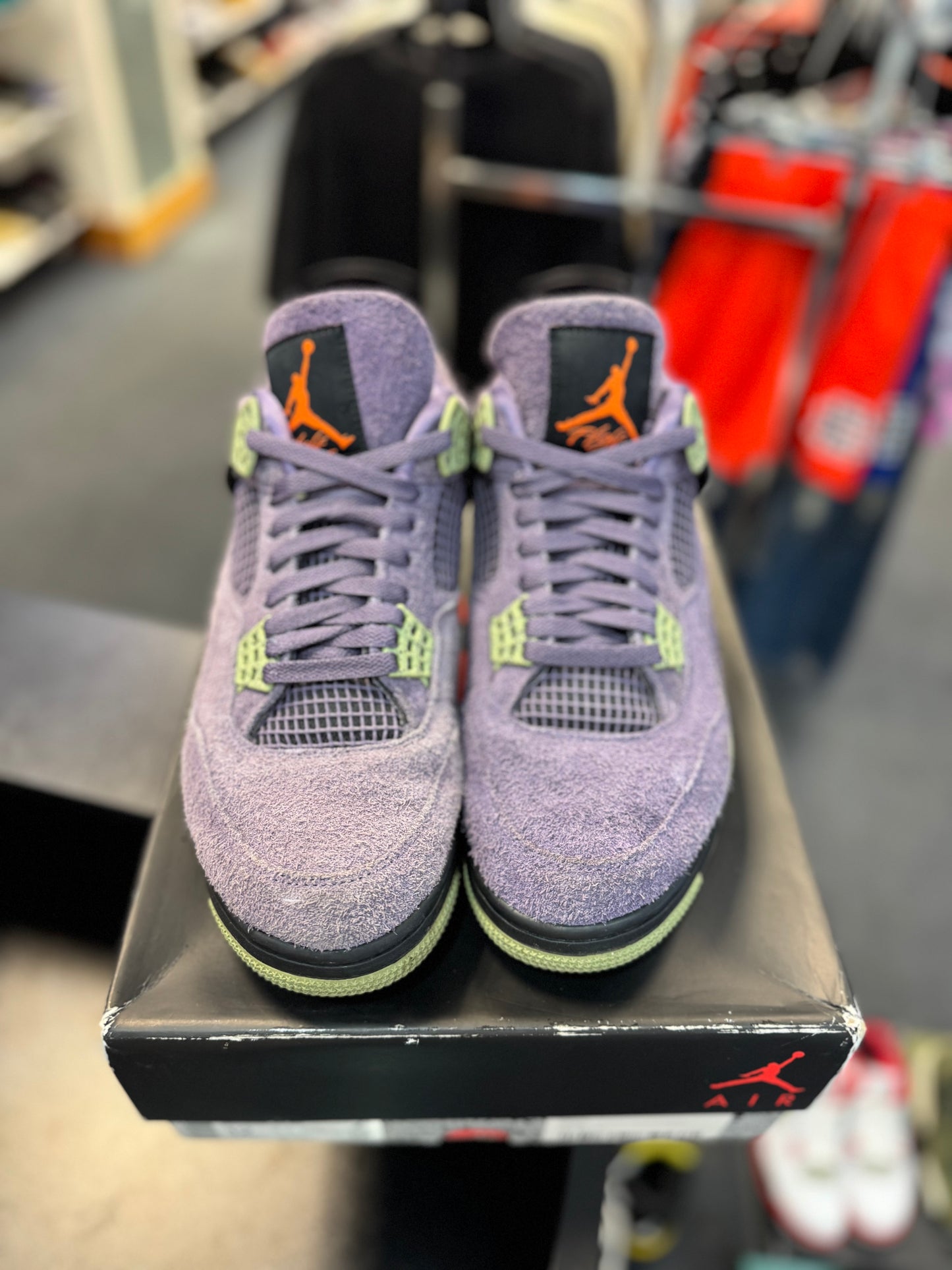 *USED* Jordan 4 Retro Canyon Purple
