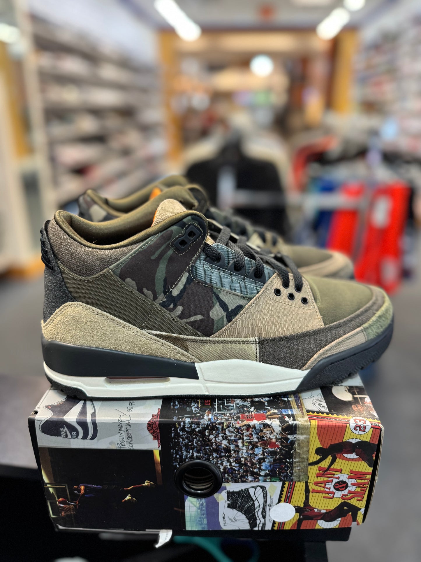 *USED* Jordan 3 Retro Patchwork Camo