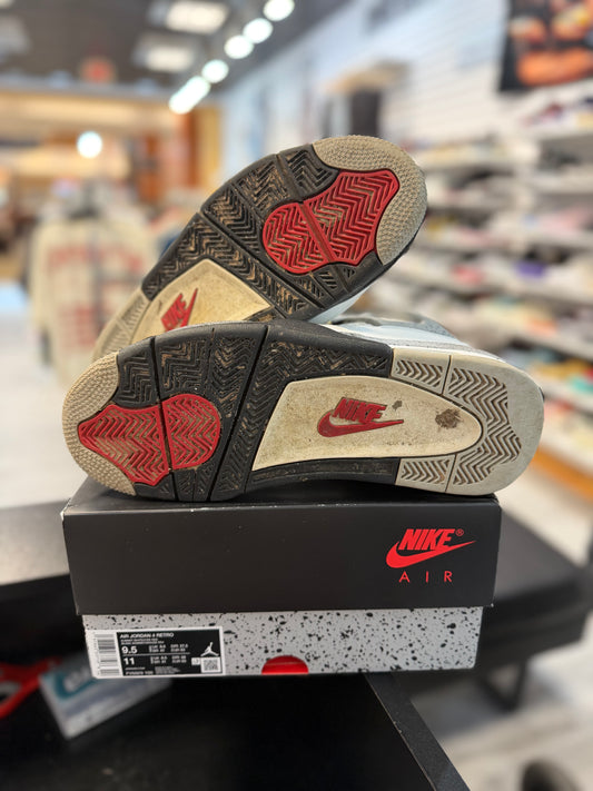 *USED* Jordan 4 Retro White Cement (2025)