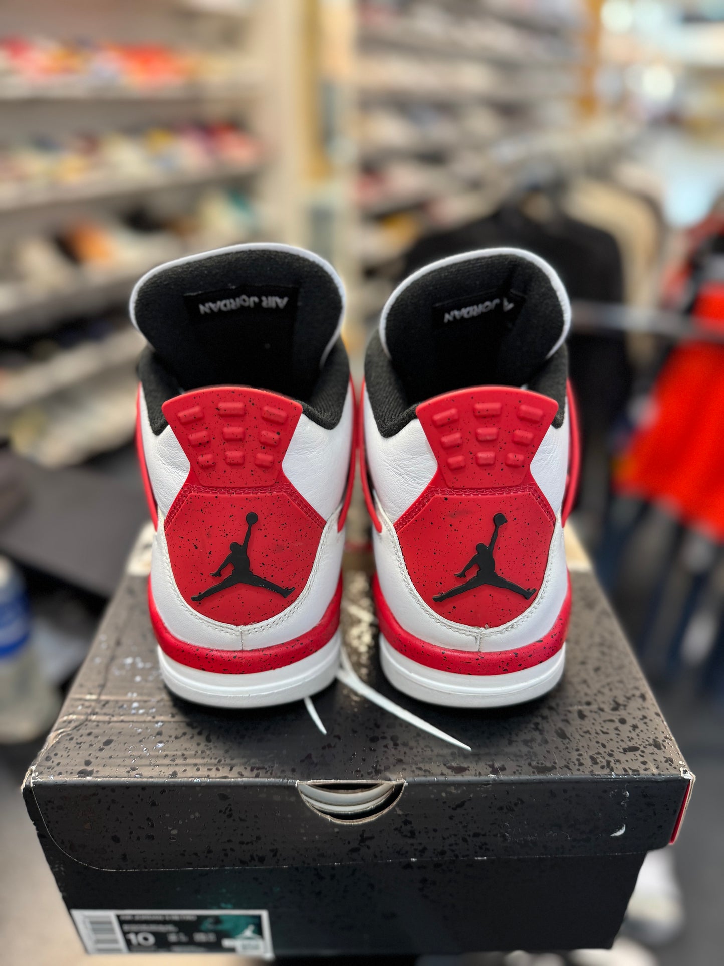*USED* Jordan 4 Retro Red Cement