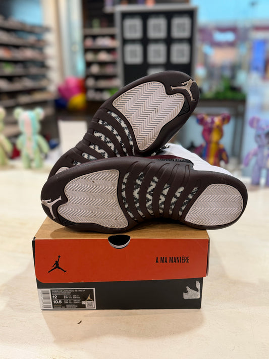 *USED* Jordan 12 Retro SP A MA Maniere White (W)