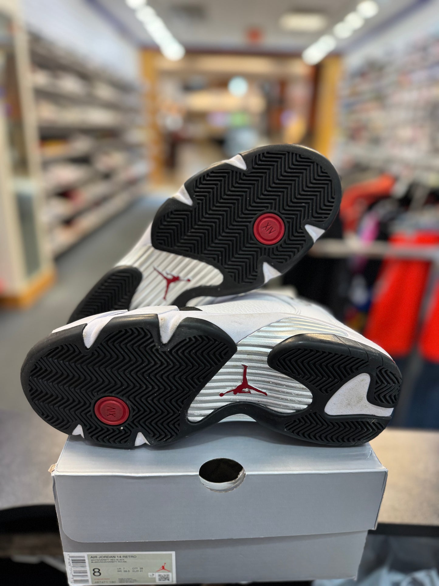 *USED* Jordan 14 Retro Black Toe (2024)