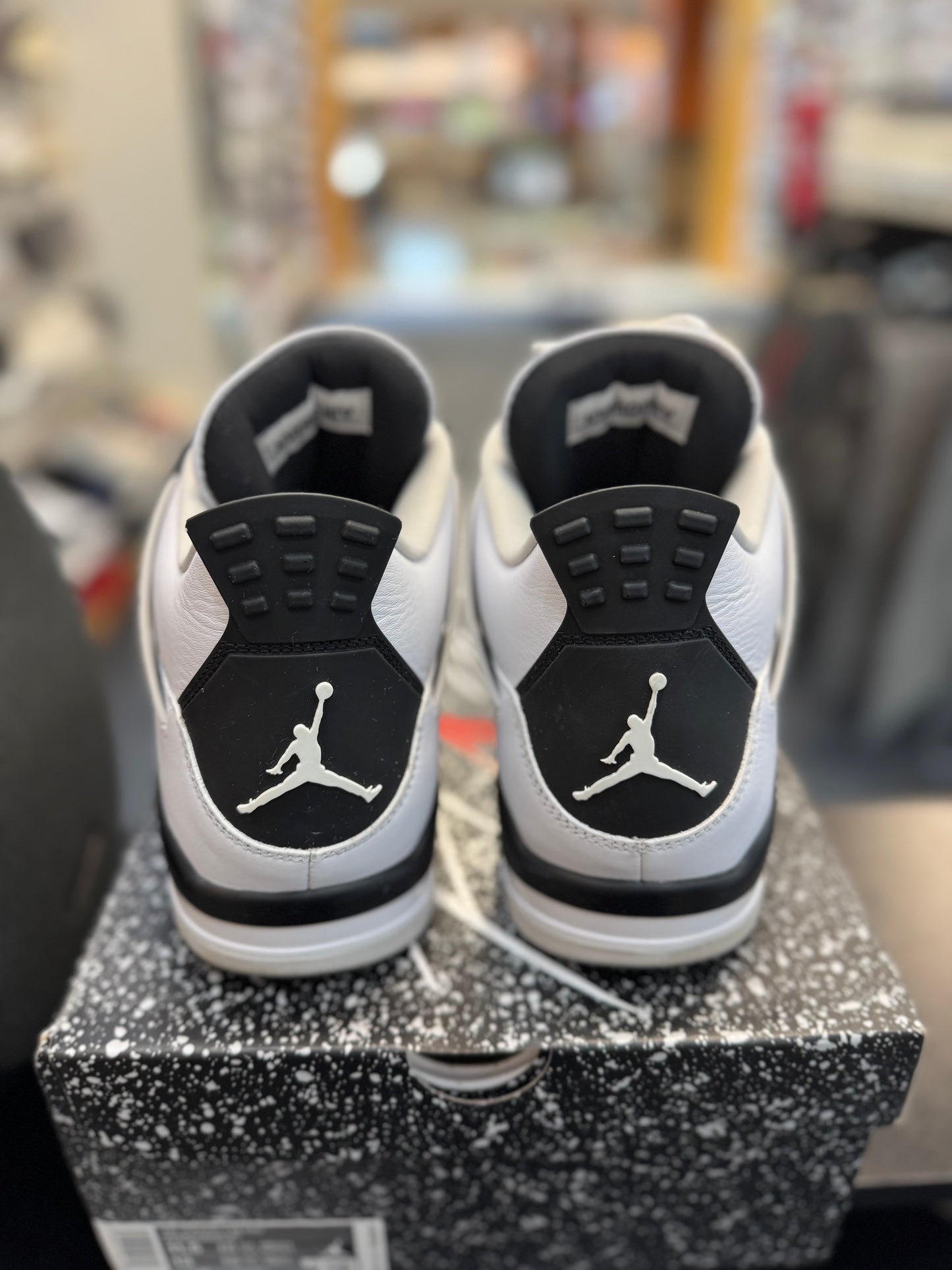 *USED* Jordan 4 Retro Military Black