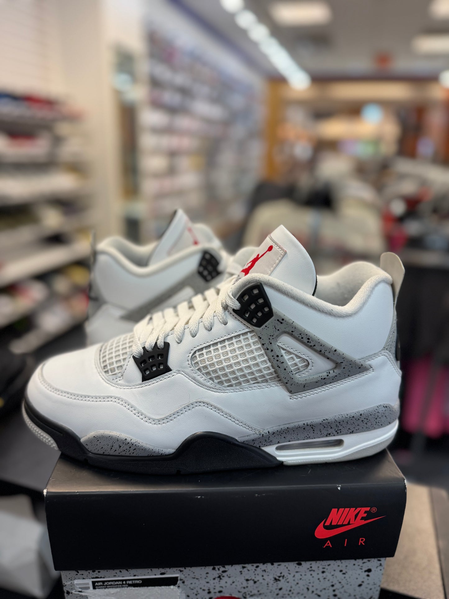 *USED* Jordan 4 Retro White Cement (2025)