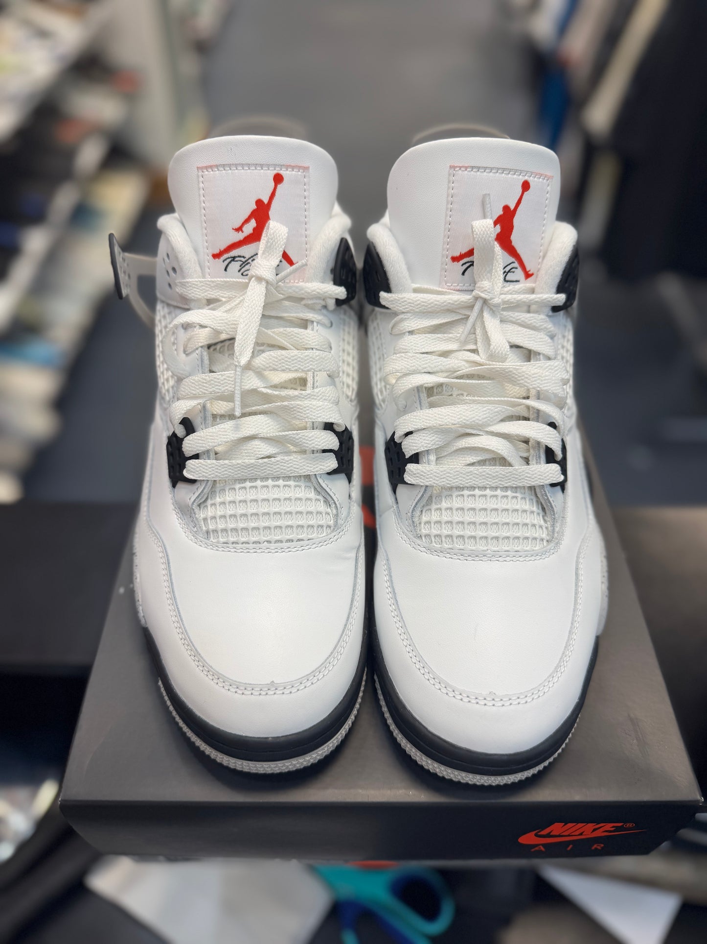 *USED* Jordan 4 Retro White Cement (2025)