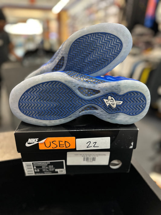 *USED* Nike Air Foamposite One International Blue