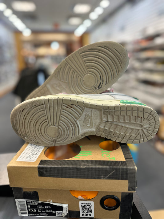 *USED* Nike Dunk Low Off-White Lot 9