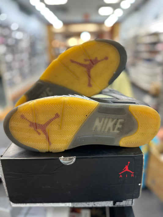 *USED* Jordan 5 Retro Off-White Muslin