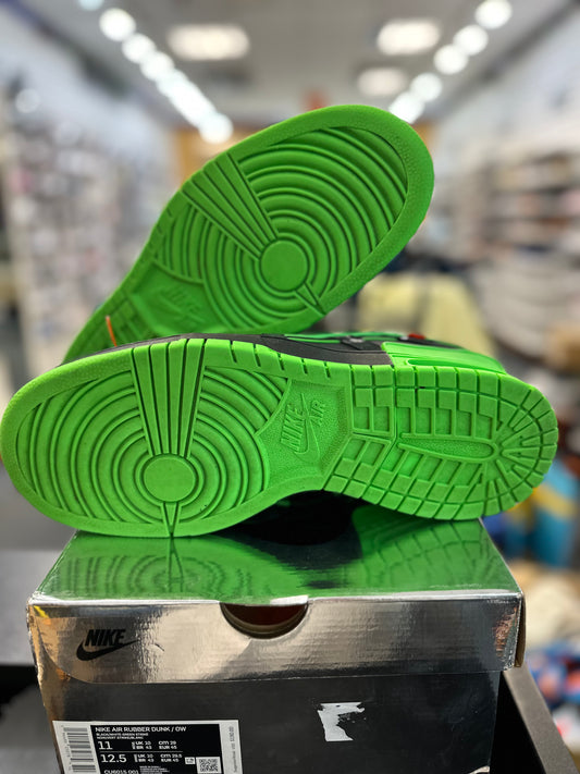 *USED* Nike Air Rubber Dunk Off-White Green Strike