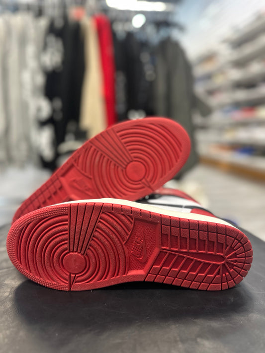 *USED* Jordan 1 Retro High OG Black Toe Reimagined