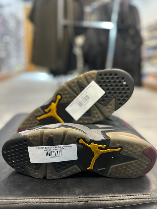 *USED* Jordan 6 Retro Bordeaux