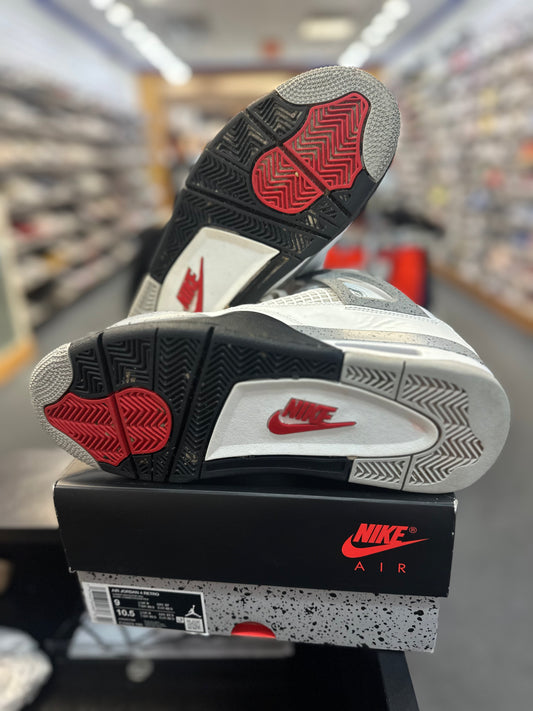*USED* Jordan 4 Retro White Cement (2025)