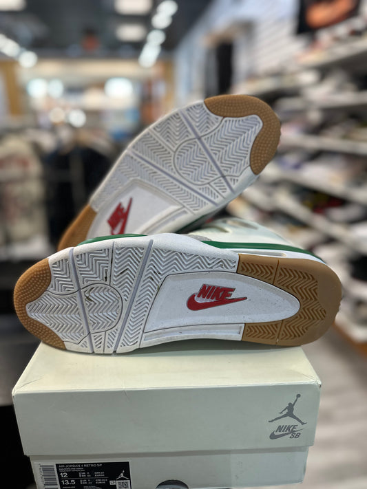 *USED* Jordan 4 Retro SB Pine Green