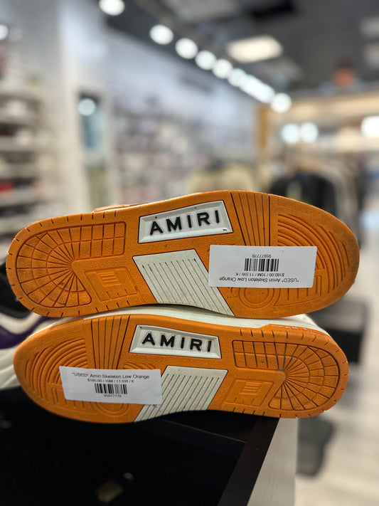 *USED* Amiri Skeleton Low Orange