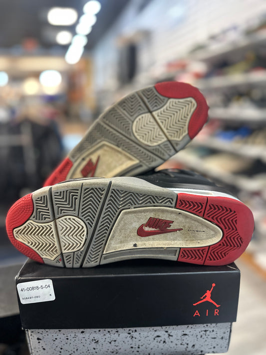 *USED* Jordan 4 Retro Bred